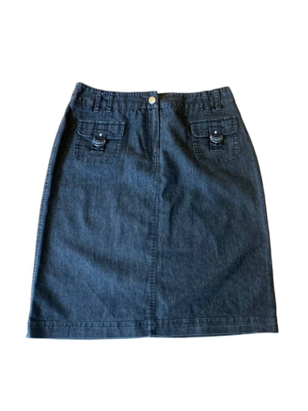 Cato denim mini skirt 8 Dark Wash Unique Pocket details